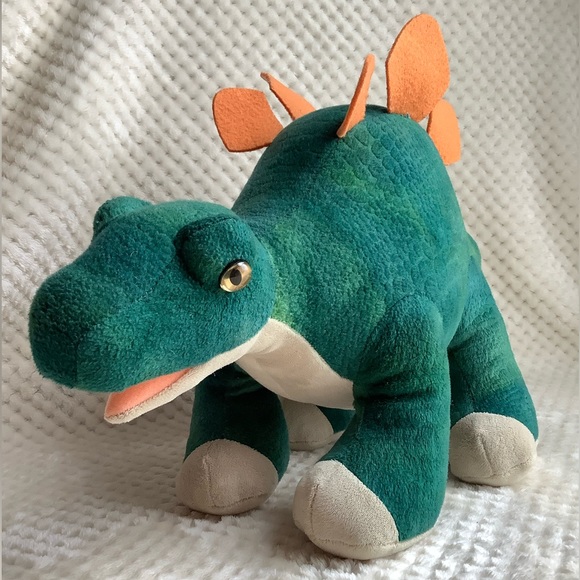 Build A Bear Workshop Plush Stegosaurus Dinosaur Stuffed Animal Jurassic Toy - Picture 9 of 15